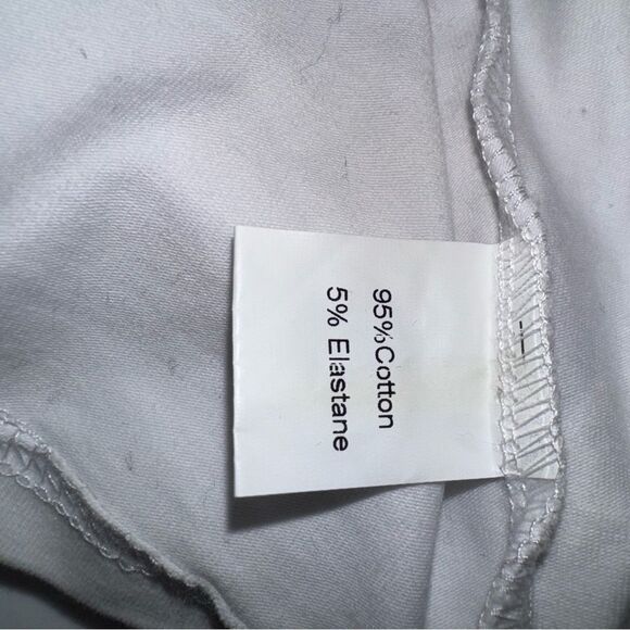 Kaly Chic Solid White Sleeveless adjustable spaghetti strap crop top cotton M - Picture 7 of 11